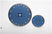 Blue Sintered Diamond Disc with Diamond Pattern