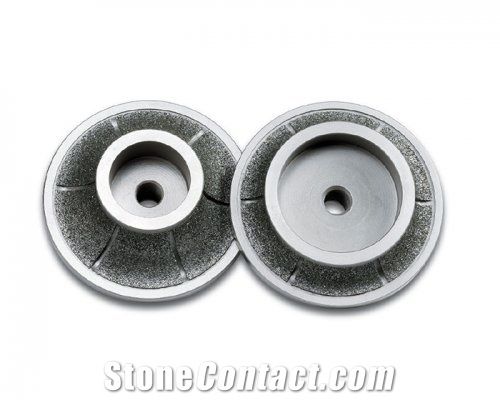 Electroplated Profile Cup Wheels Ma 14 with Fixed for Marble Half and Full Bullnosed Profiles