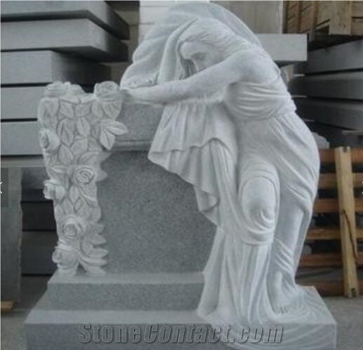 Granite Headstone Monument Ceremony Grave Marker