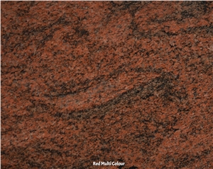 Multicolor Red Granite Slabs,Tiles