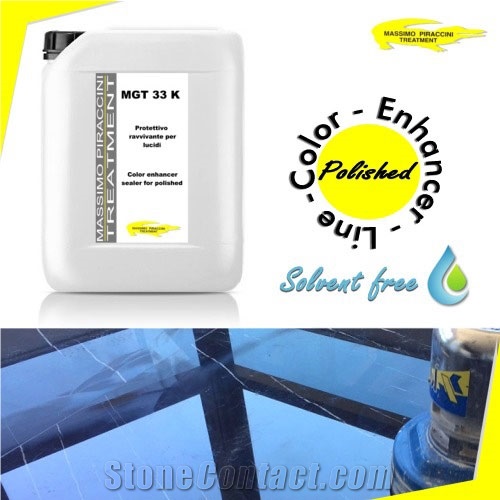 Mgt 33 K Ecological Wet Effect Color Water Based Enhancer Suitable for All Polished Marble, Granite and Composites