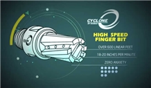 Super Cyclone Seven Segment High Speed Finger Bit