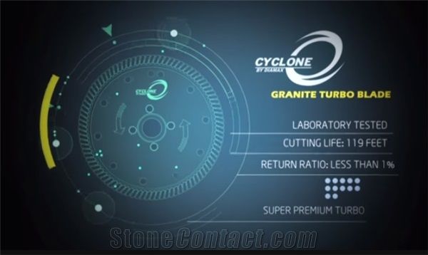 Turbo Blade for Cutting Granite, Engineered Stone