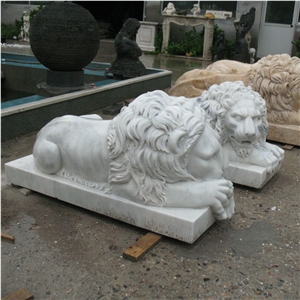Granite Stone Lion Statue And Sculpture