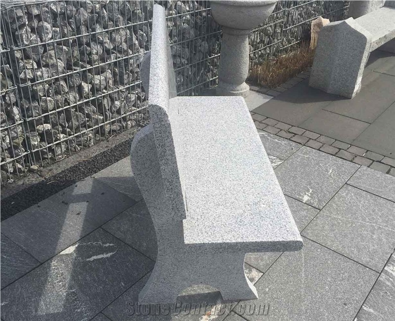 Bergama Grey Granite Benches