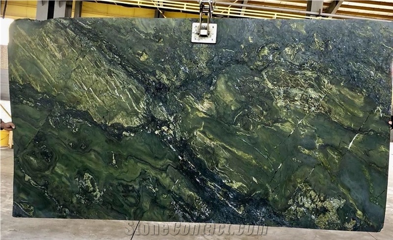Verde Fantastico Green Granite Slabs