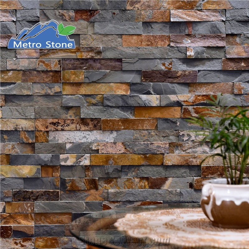 Rust Slate Cultured Stone,Rust Stone,Multicolor, S1120