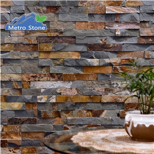 Rust Slate Cultured Stone,Rust Stone,Multicolor, S1120