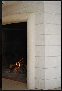 Perlato Classico Marble Fireplace