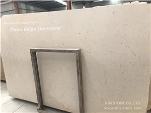 Thala Beige Limestone Slab Project Wall Covering