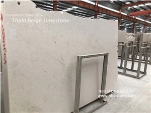 Thala Beige Limestone Slab Project Wall Covering