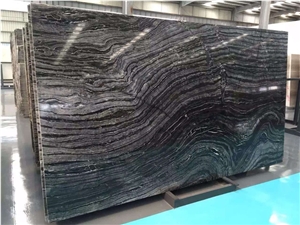 China Black Wood Vein Marble Slab, Wall Floor Tile