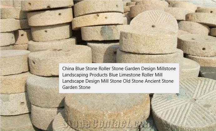Antique Millstone,Roller,Trough,Old Stone
