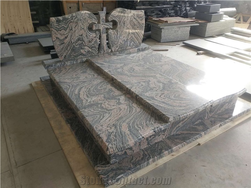 Chinese Aurora Tombstone with Cross