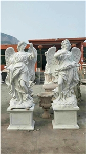 Factory Price Outdoor Marble Angel Statues