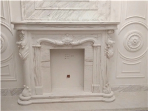 Factory Price the Frame Marble Fireplace