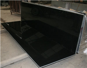 High Polish Black Cover Slabs for Monuments
