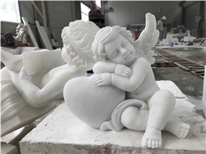 Manufactory Marble Stone Statue Of Baby