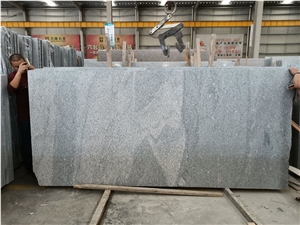 China Landscape Stone Leather Gray Granite Slab