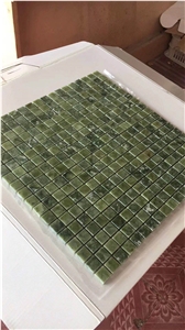 Green Marble Floor Mosaic Pattern Wall Backsplash