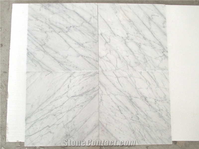 China Bianco White Marble Walling Flooring Tile