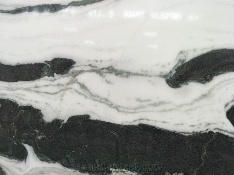 Polished White Marble Bookmatched Slabs
