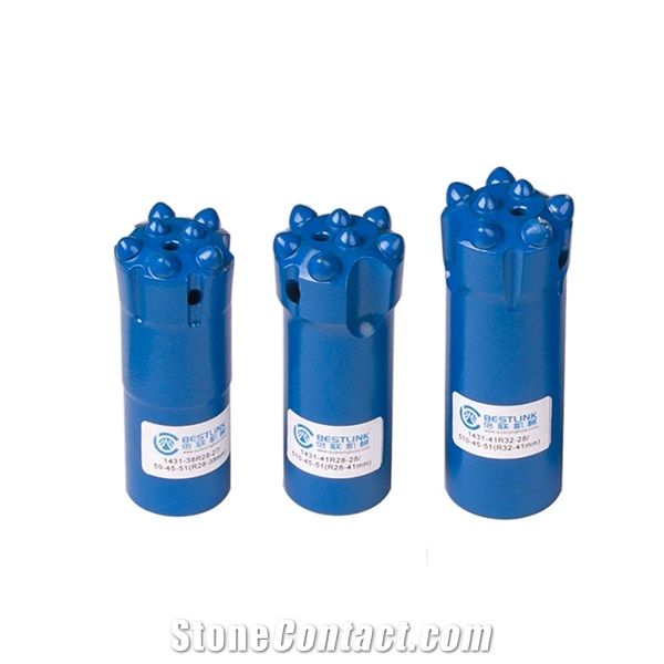 Hard Rock Drilling 45mm R32 Threaded Button Bits