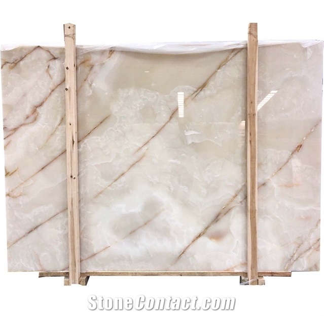 Iran White Onyx with 1.6 cm Slab for Decoration