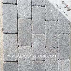 Flamed with Tumbled Black Basalt Garden Pavers