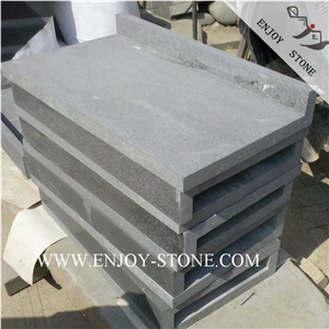 Honed / Filled Basalt Stone Rebated Coping Tiles