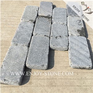 Tumbled Basalt / Andesite Cube Stone / Pavement