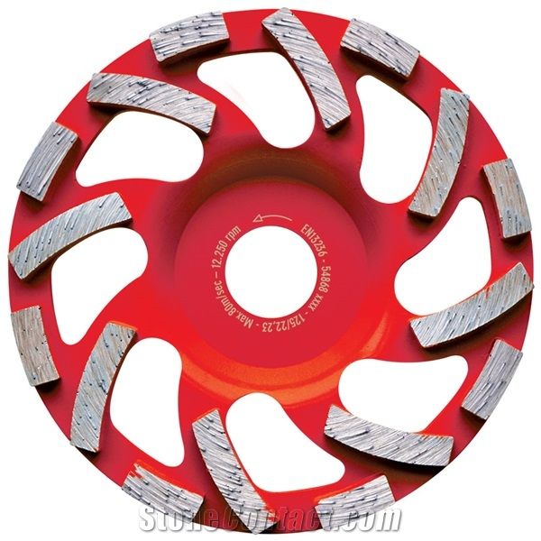 Dry Cutting Grinding Wheels for Angle Grinders and Sanders- Segmented- Mks
