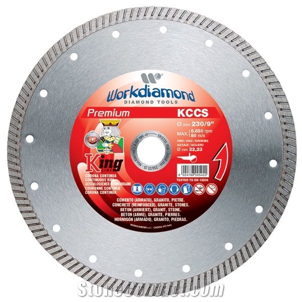 Kccs Dry Cutting Diamond Continuous Rim Blade