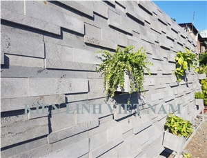 Vietnam Basalt Walling Stone Laterite 3d Stone