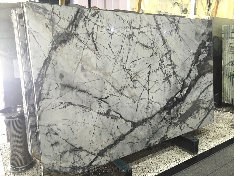 Cold River Marble Slab,New China White Marble Tile