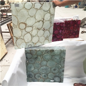 Translucent White Semiprecious Stone Wall Tiles