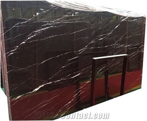China Black Marquina Premium Marble Slabs