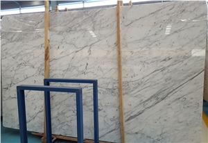 Italy Statuario Venato Natural White Marble Slabs