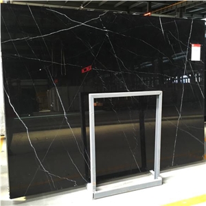 YUANDA Nero Marquina Black White Vein Marble Slabs