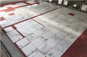 YUANDA White Statuario Venato Marble Slabs Premium