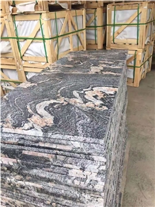 China Juparana Granite, Multicolor Grain Granite