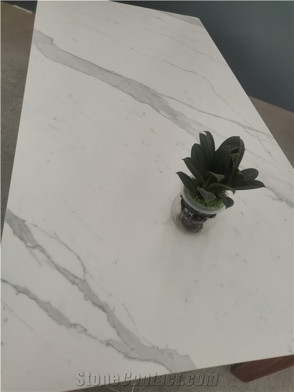 Artificial Bianco Statuario Marble Stone Slab Tile