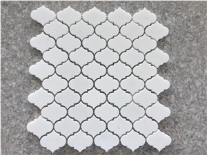 Polished Thasos White Hexagon Mosaic Tiles