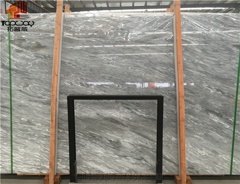 Home Decorate Grey Marble Slab Flooring Stone Tile