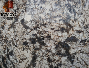 Petrous Cream Stone Alaska Gold Granite Slab Tile