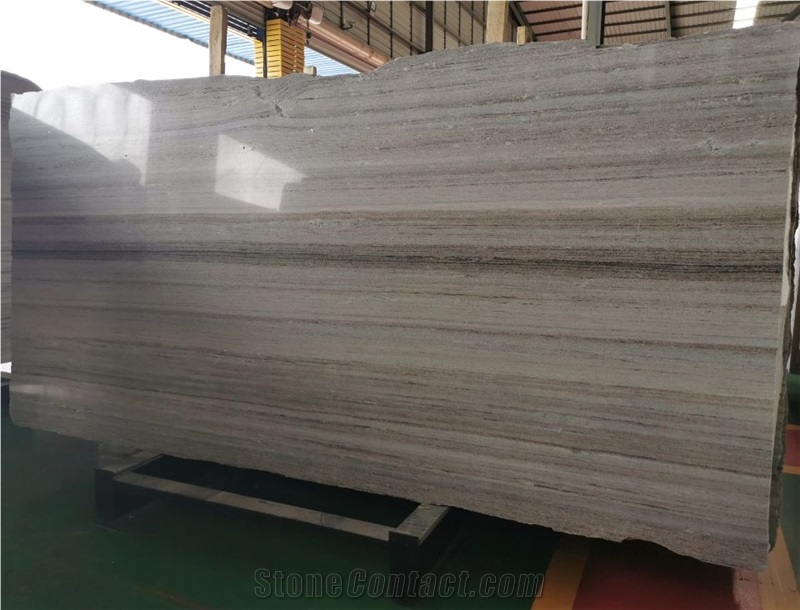 China Palissandro Crystal Wood White Marble Slab Wall Tiles