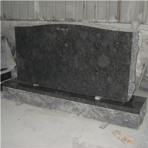 American Style Dark Blue Granite Monument