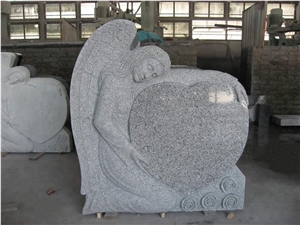 Angel Heart Statues Granite Monument Tombstone