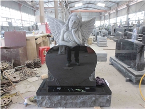 Angel India Black Granite Halloween Monument