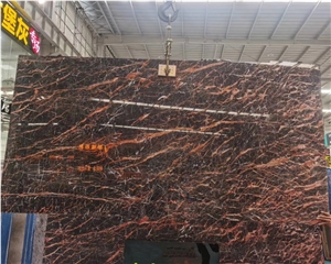 Azalea Red Marble Slabs